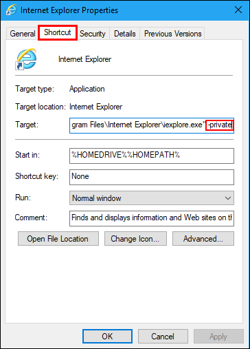 How to Automatically Start Your Web Browser in Private Mode. (Incognito